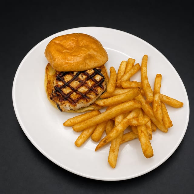 Plain Grilled Chicken Sandwich.