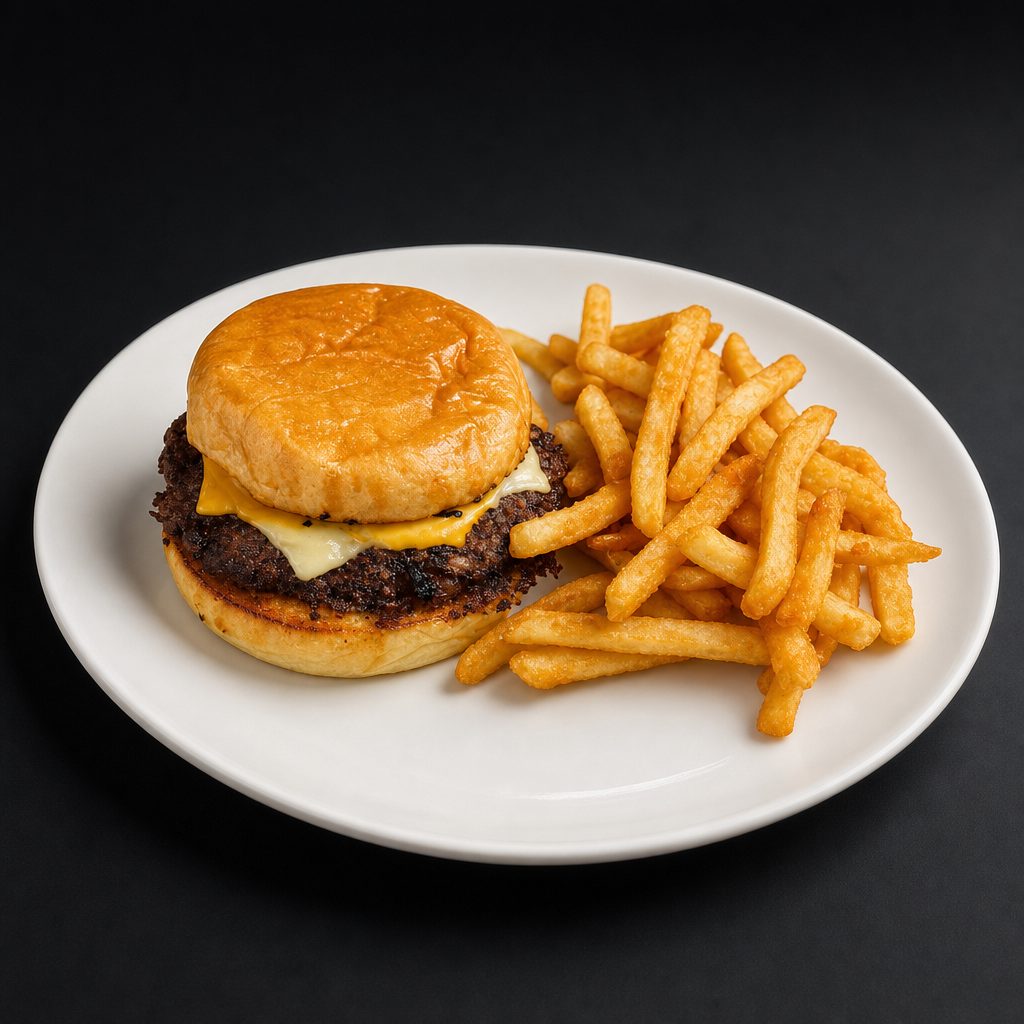 Plain Cheeseburger.