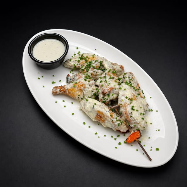 Garlic Parmesan Wings.