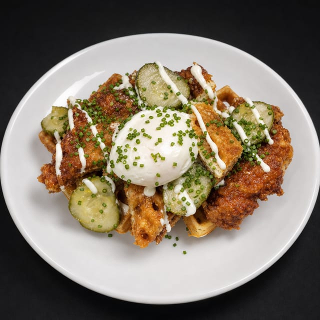 Chicken and Waffles.