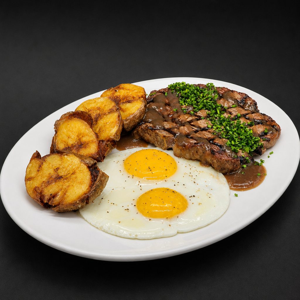 Steak & Eggs.