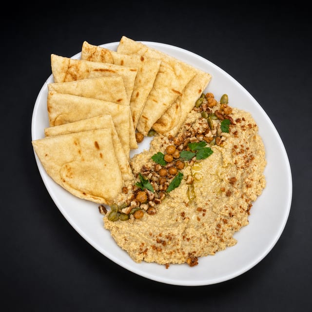 Rosemary Pecan Hummus.