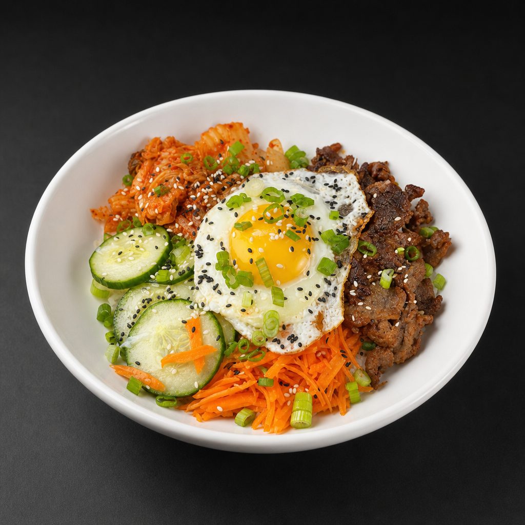 Korean BBQ Steak Bowl.