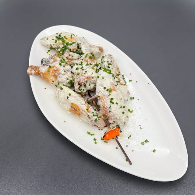 Garlic Parmesan Wings.
