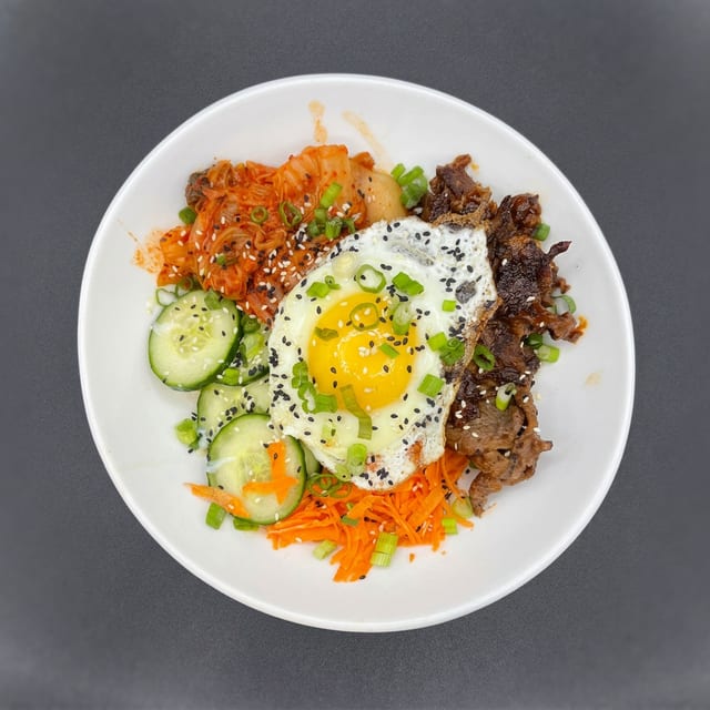 Korean BBQ Steak Bowl.